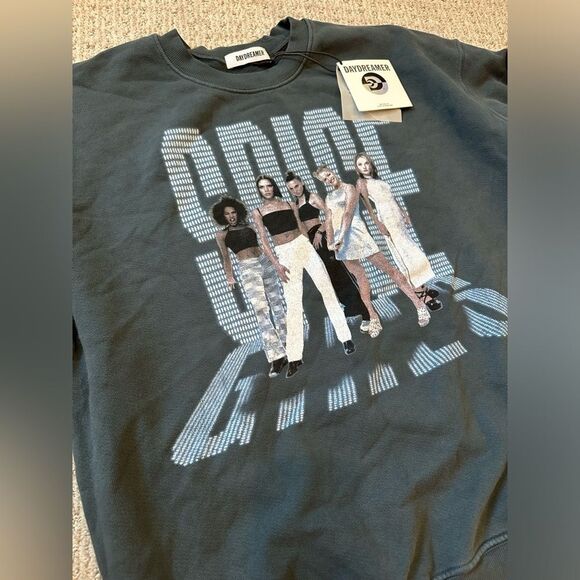 Daydreamer | Spice Girls Live Tonight Crew Sweatshirt in Vintage Black NEW NWT - Picture 6 of 10